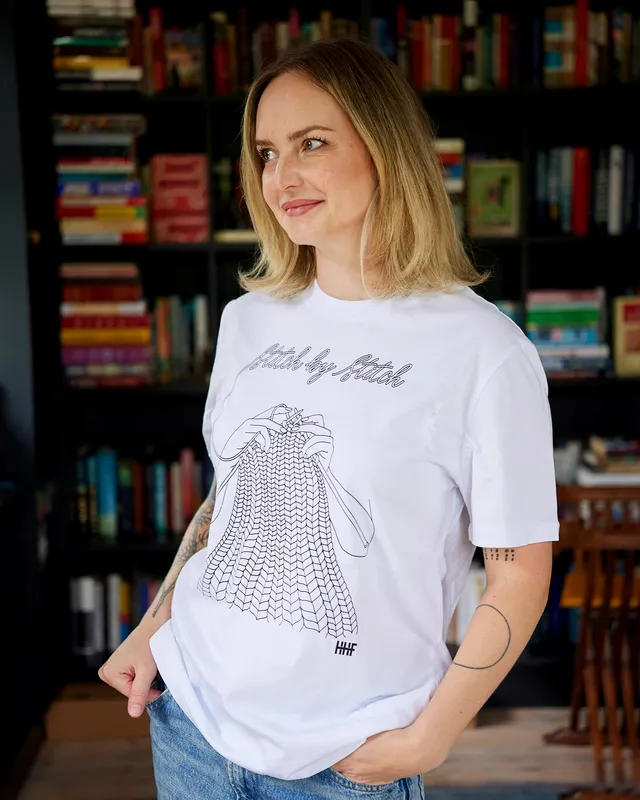 hedgehog-fibres-stitch-by-stitch-t-shirt-coton-bio-blanc image 1