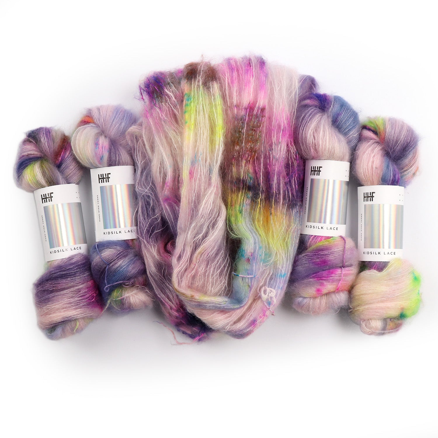 hedgehog-fibres-custom-rain-on-violets-laine-violet-teint-main image 4