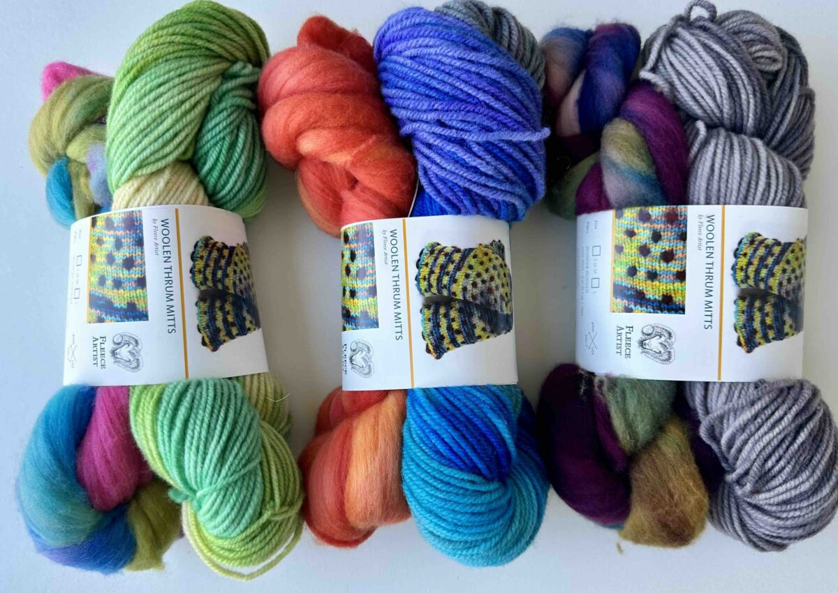 handmaiden-knitting-kits-wonder-woolen-kit-tricot-moufles-thrum-169383 image 1