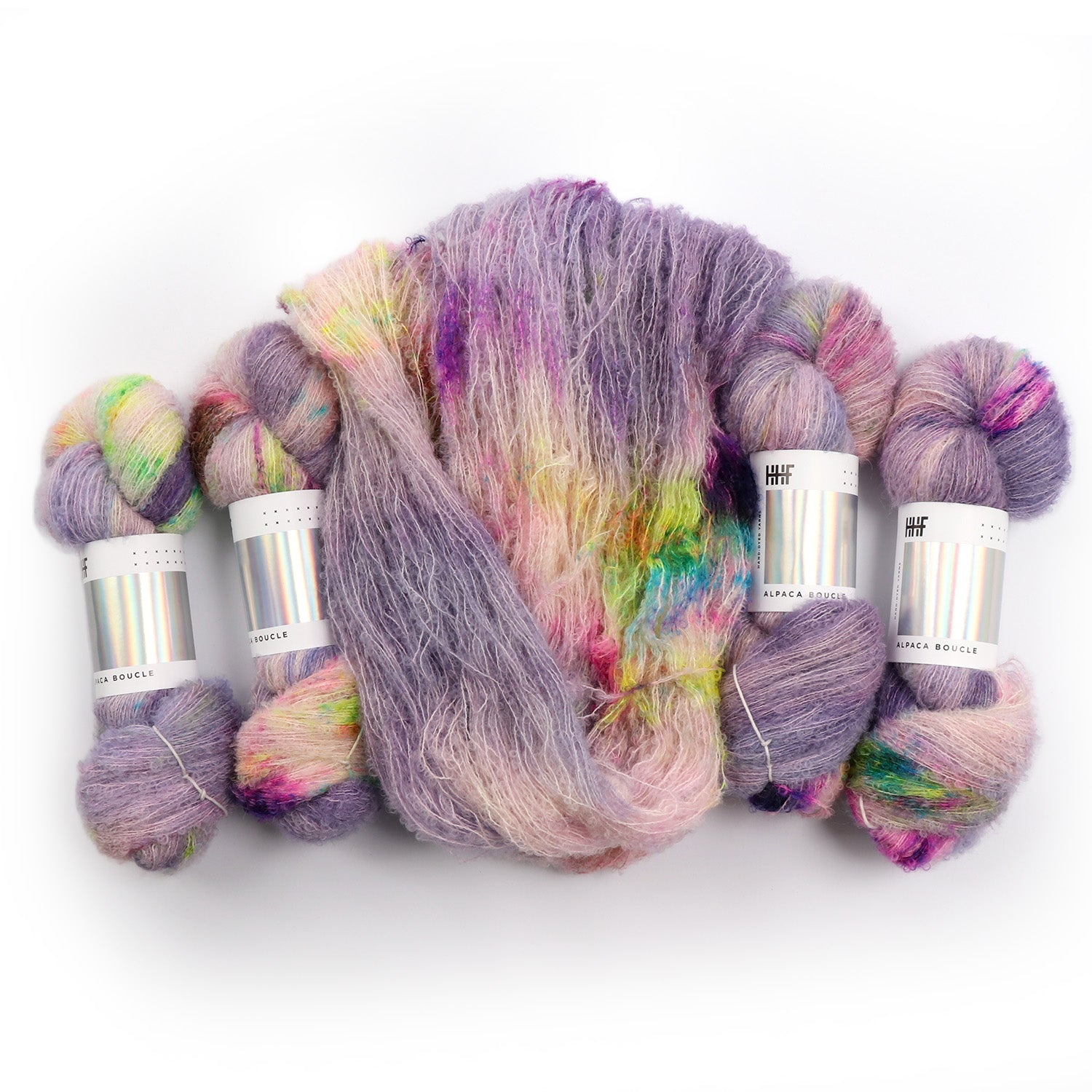 hedgehog-fibres-custom-rain-on-violets-laine-violet-teint-main image 2