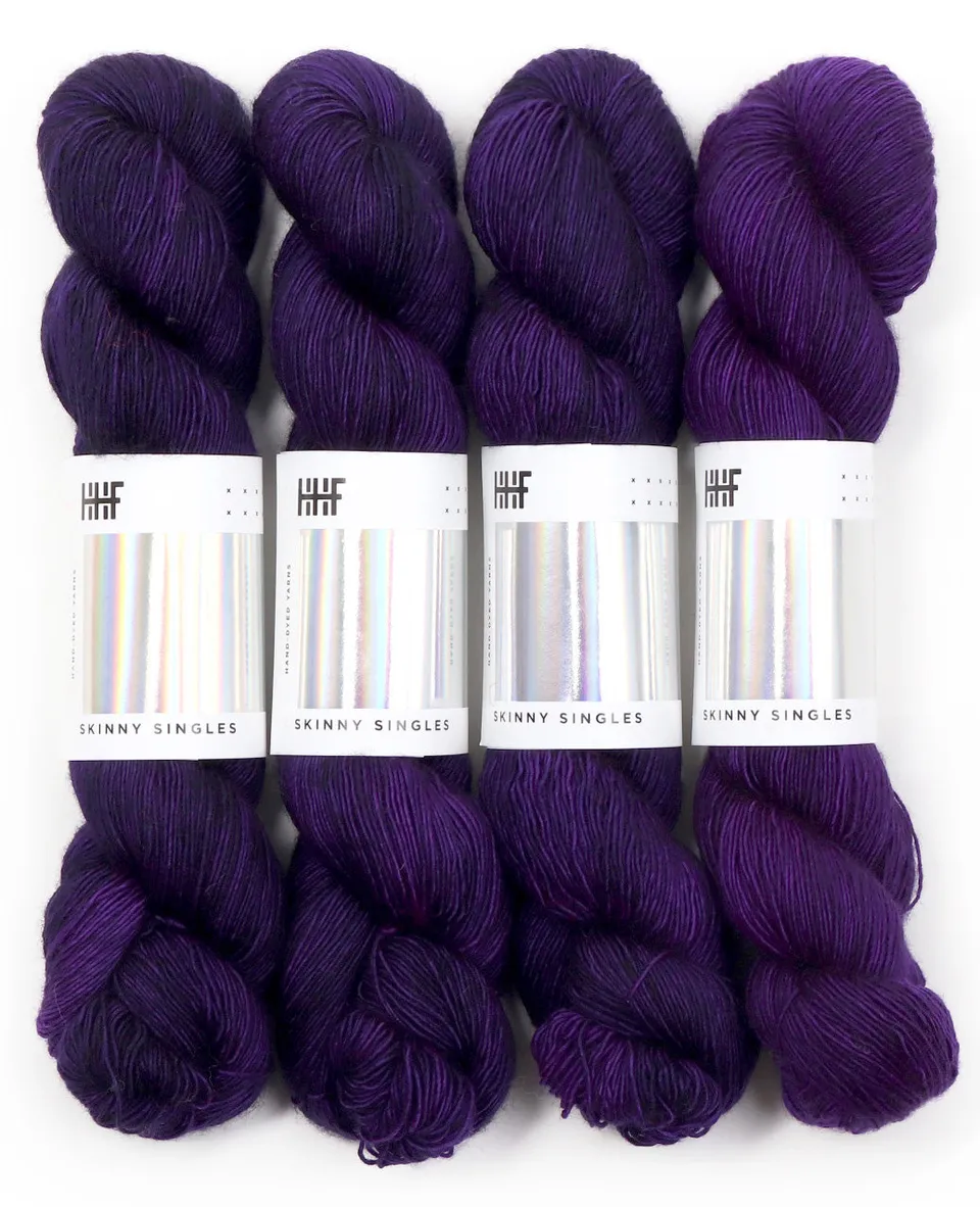 hedgehog-fibres-skinny-singles-purple-reign-laine-m-rinos-100g image 1