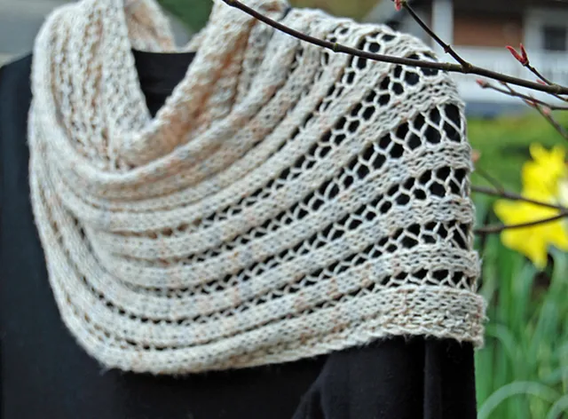 handmaiden-patterns-manzanita-patron-tricot-charpe-et-snood image 1