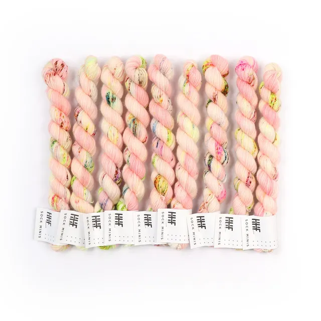 hedgehog-fibres-sock-minis-laine-peony-20g-m-rinos image 1