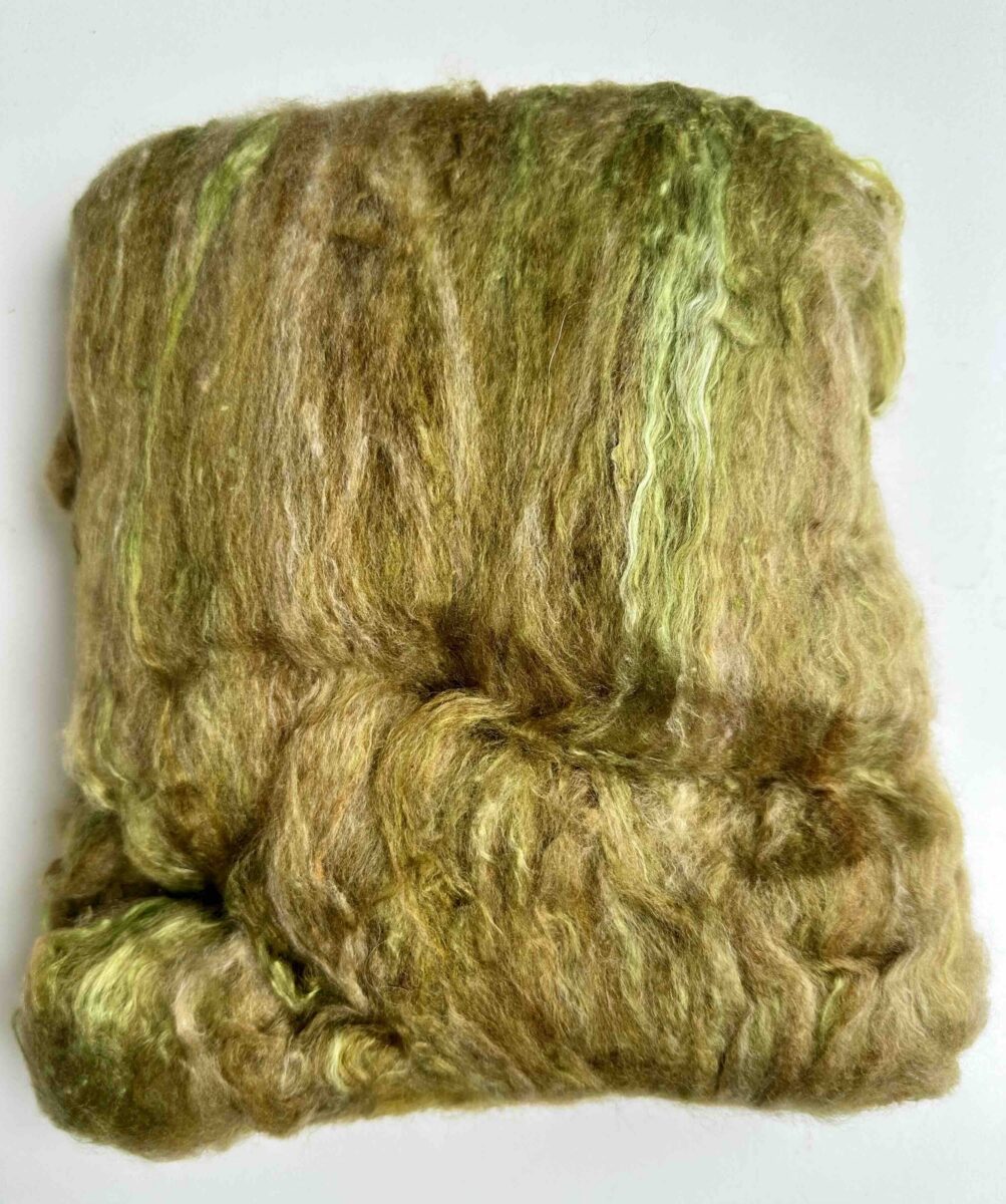 handmaiden-fibres-silk-fibre-batt-169050-nappe-soie-filer image 1