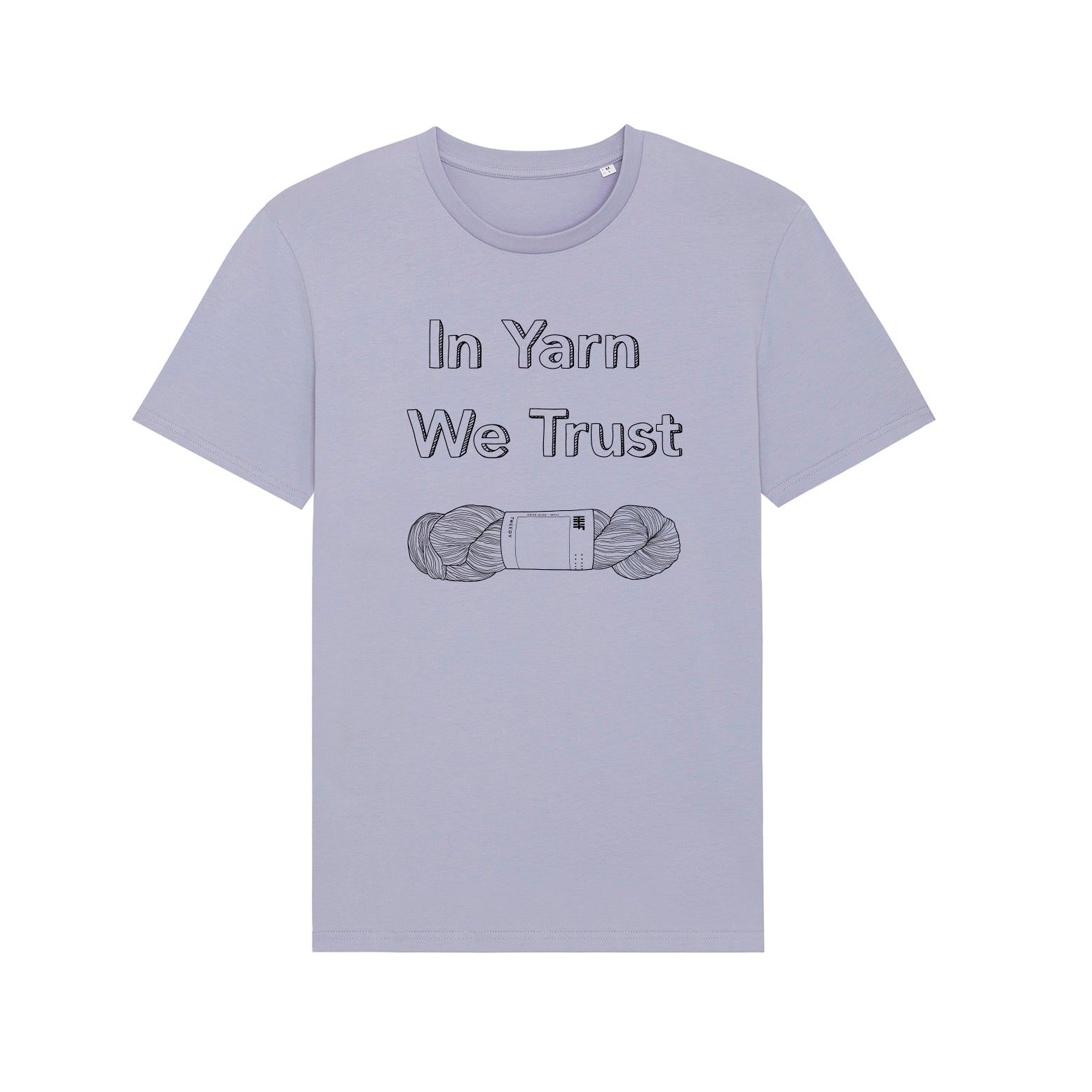 hedgehog-fibres-in-yarn-we-trust-t-shirt-lavande-coton-bio image 2