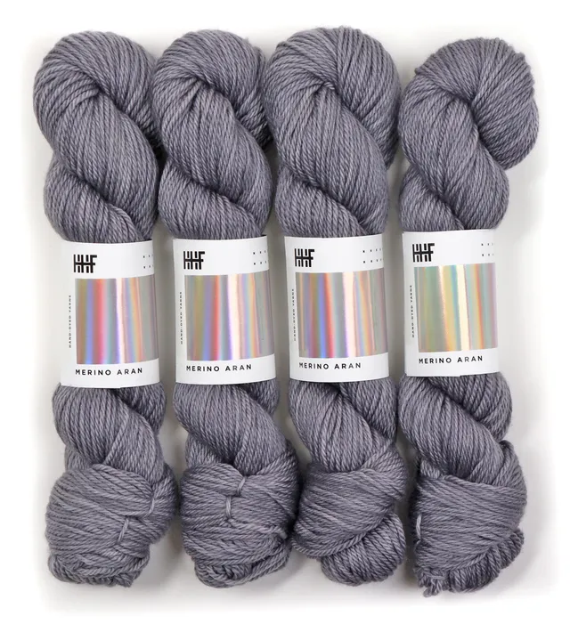 hedgehog-fibres-merino-aran-fil-cinder-100g-m-rinos image 1