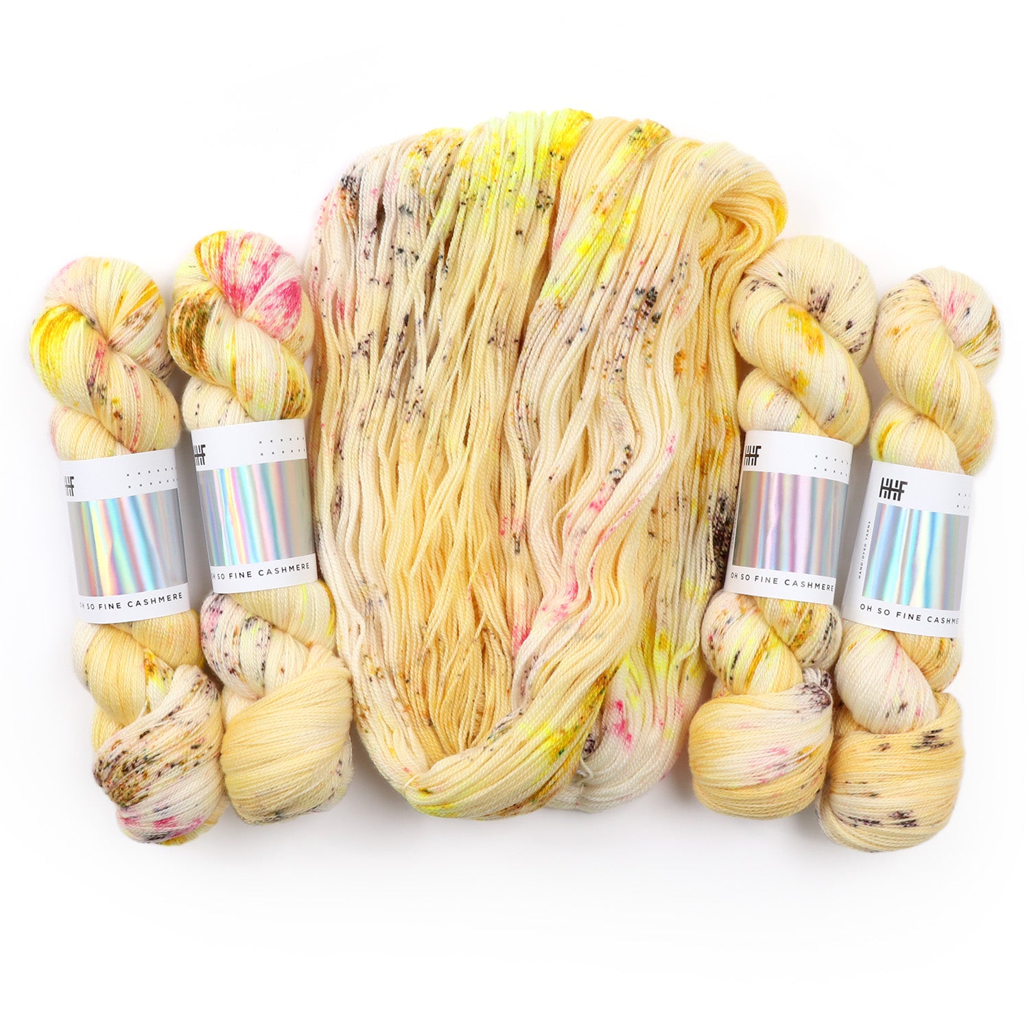 hedgehog-fibres-custom-dye-order-mellow-yellow-fil-kidsilk-lace image 6