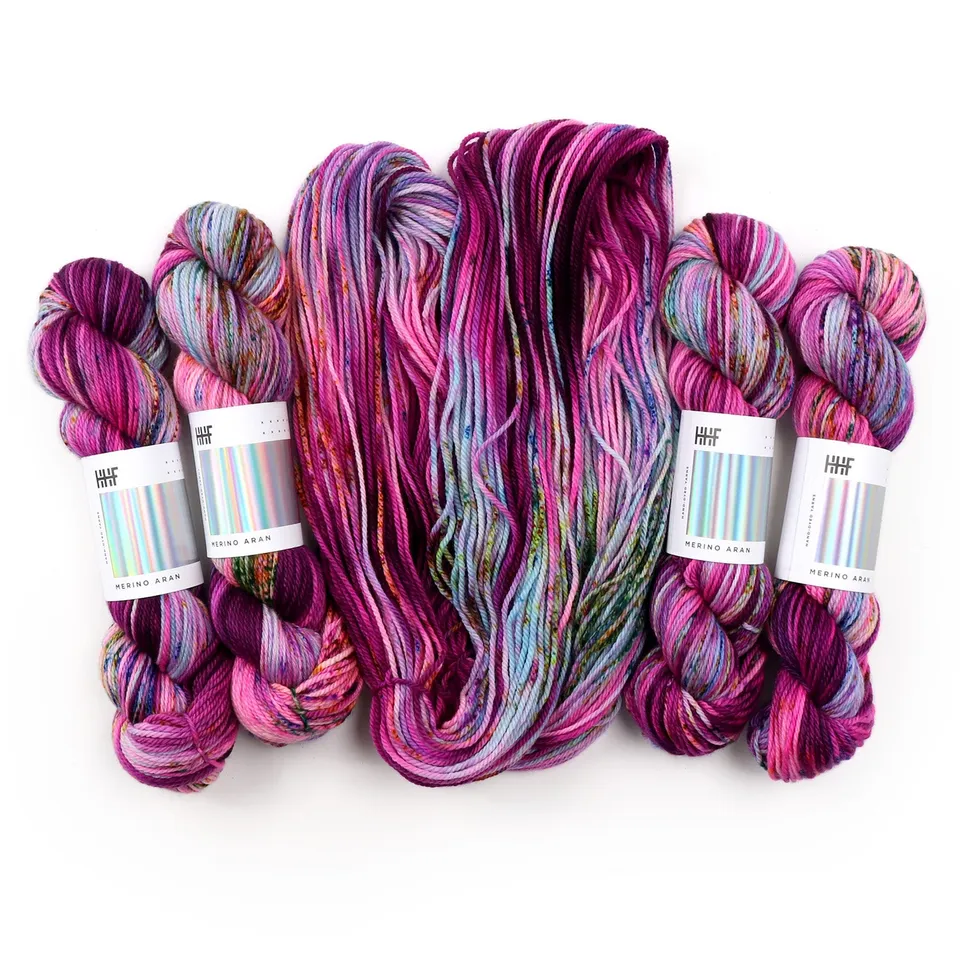 hedgehog-fibres-merino-aran-laine-orchid-100g-m-rinos image 1