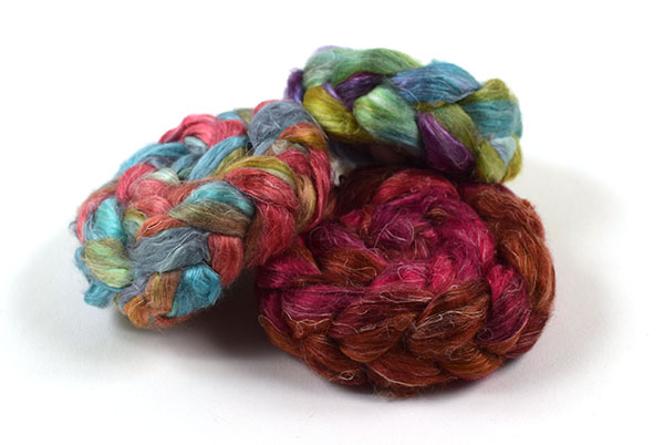 handmaiden-flyss-sliver-25g-fibre-soie-lin-filer image 1