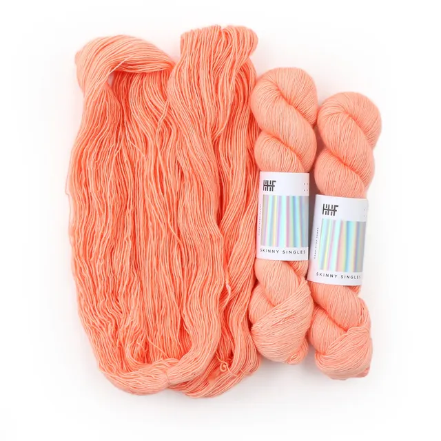 hedgehog-fibres-skinny-singles-coral-fil-fingering-m-rinos-100g image 1