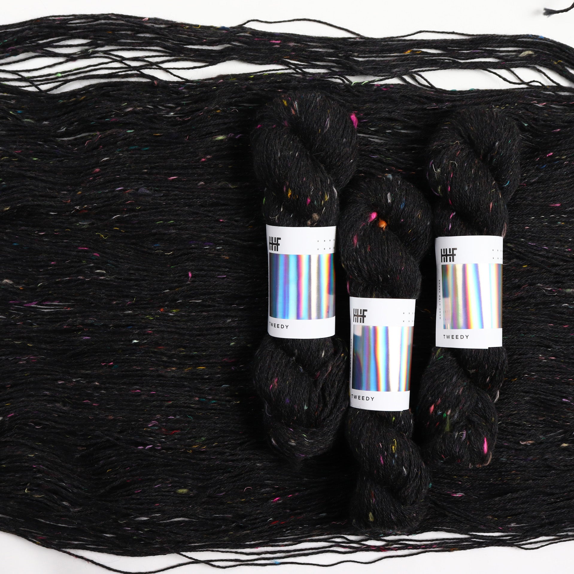 hedgehog-fibres-tweedy-laine-dk-100g-tweed-recycl-mouchet image 8