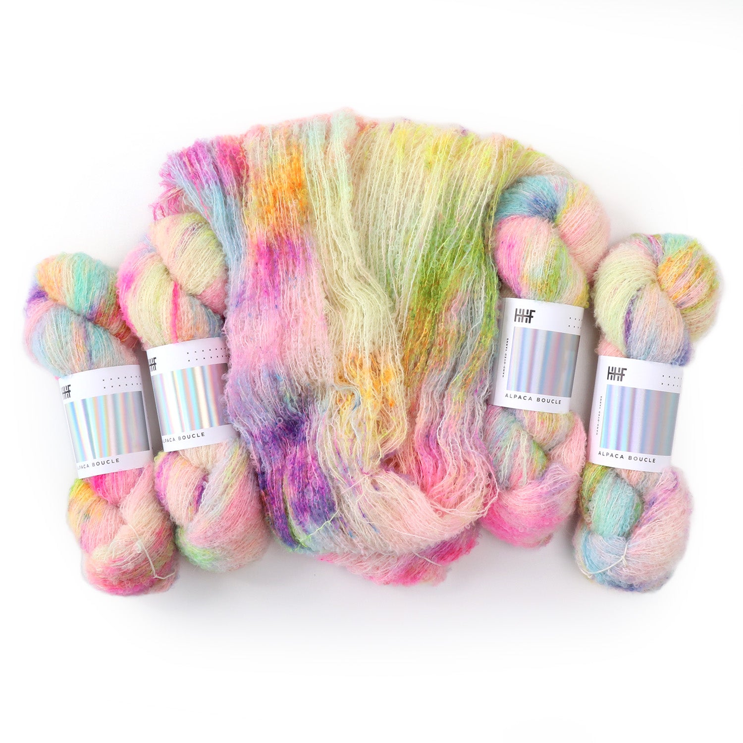 hedgehog-fibres-custom-dye-order-froyo-laine-teinte-main-jaune image 2
