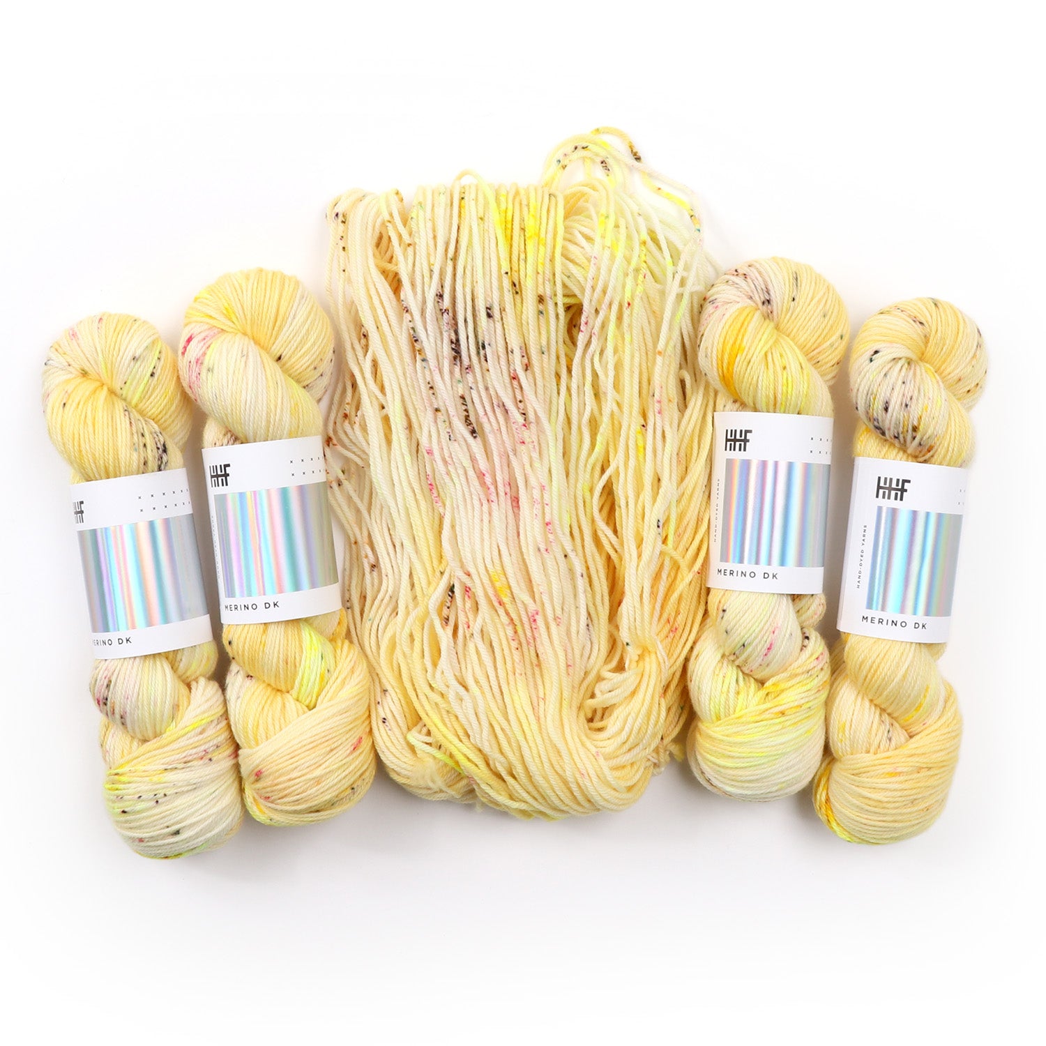 hedgehog-fibres-custom-dye-order-mellow-yellow-fil-kidsilk-lace image 4