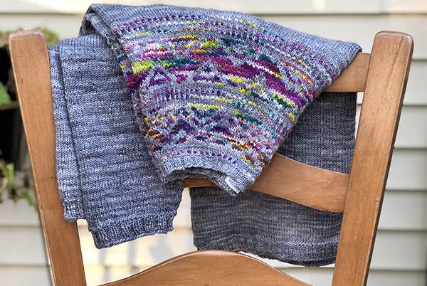 handmaiden-knitting-kits-bfl-yoke-sweater-kit-pull image 2