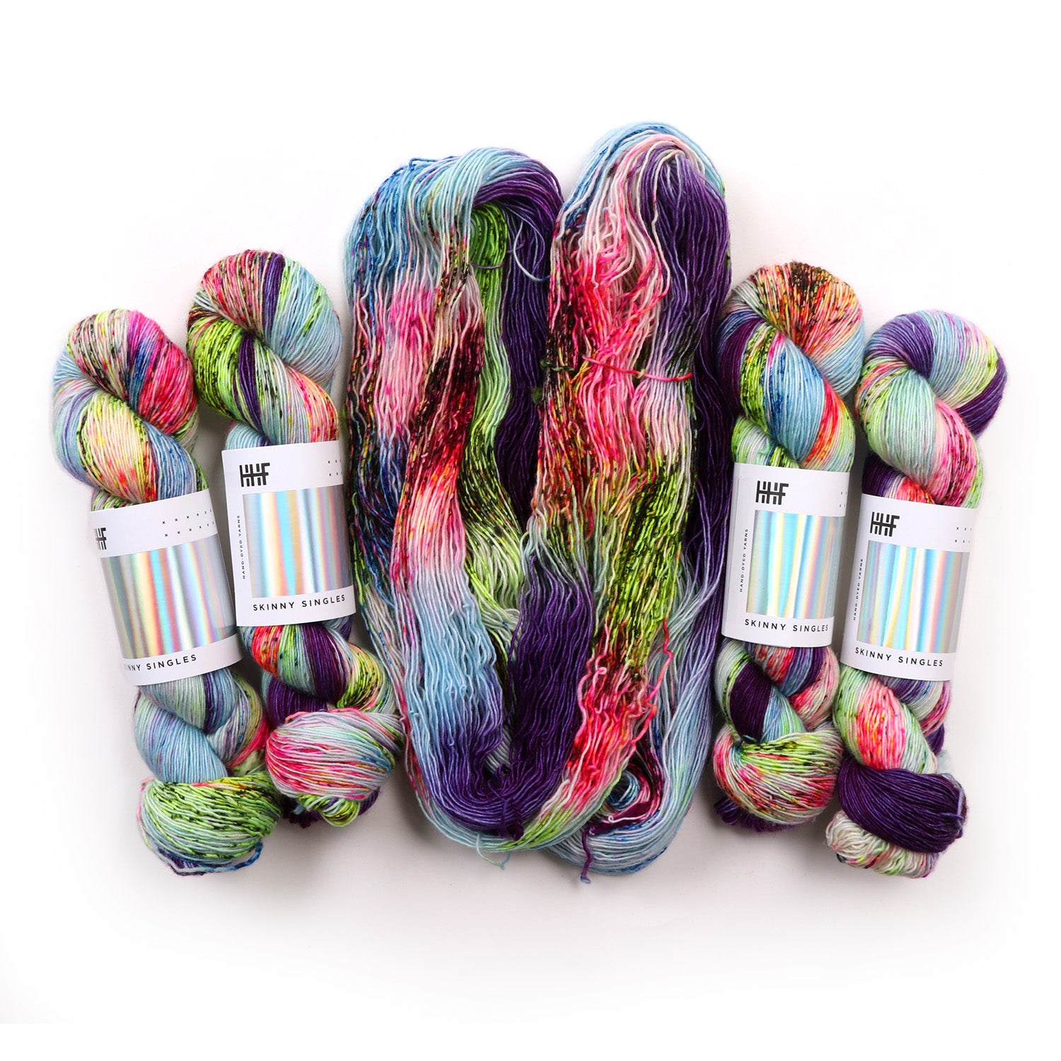 hedgehog-fibres-custom-dye-celestial-laine-sur-commande image 2