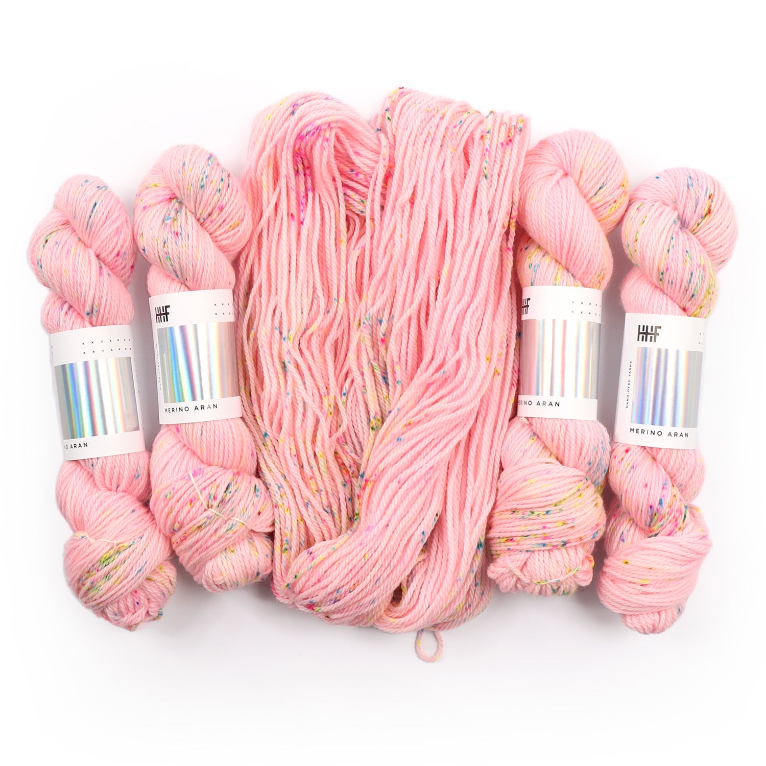 hedgehog-fibres-custom-dye-order-kiss-kiss-fil-kidsilk-lace-rose image 5