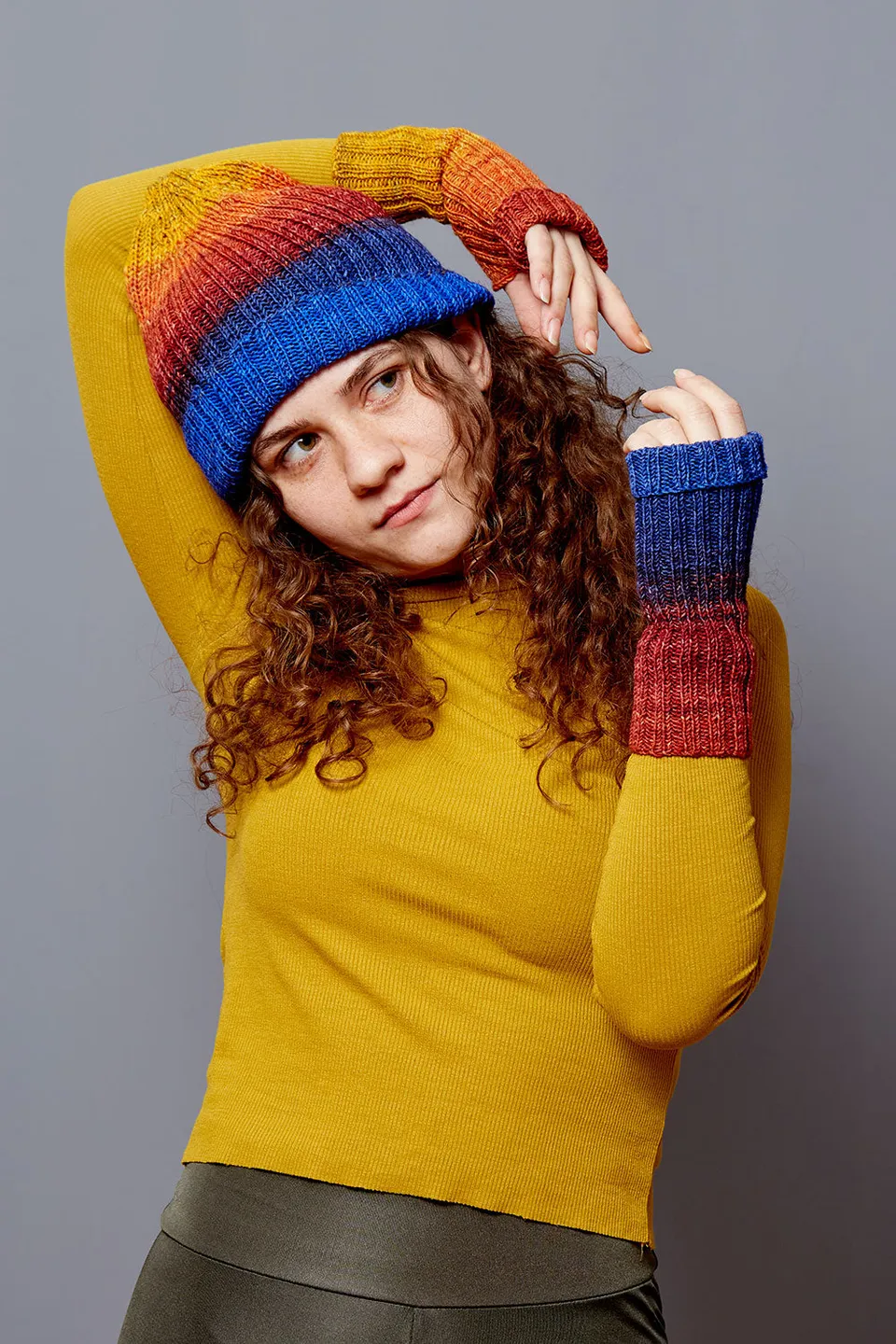 gusto-wool-house-patterns-staple-hat-patron-bonnet-fingering image 1