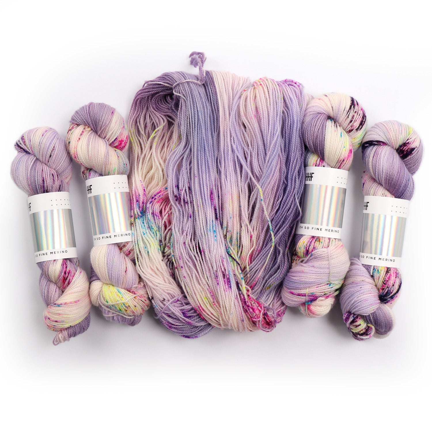 hedgehog-fibres-custom-rain-on-violets-laine-violet-teint-main image 7