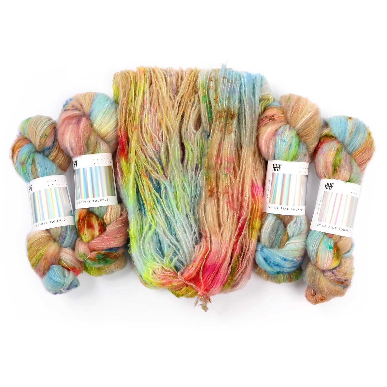 hedgehog-fibres-faefolk-hood-set-desert-rose-kit-2-cheveaux image 2