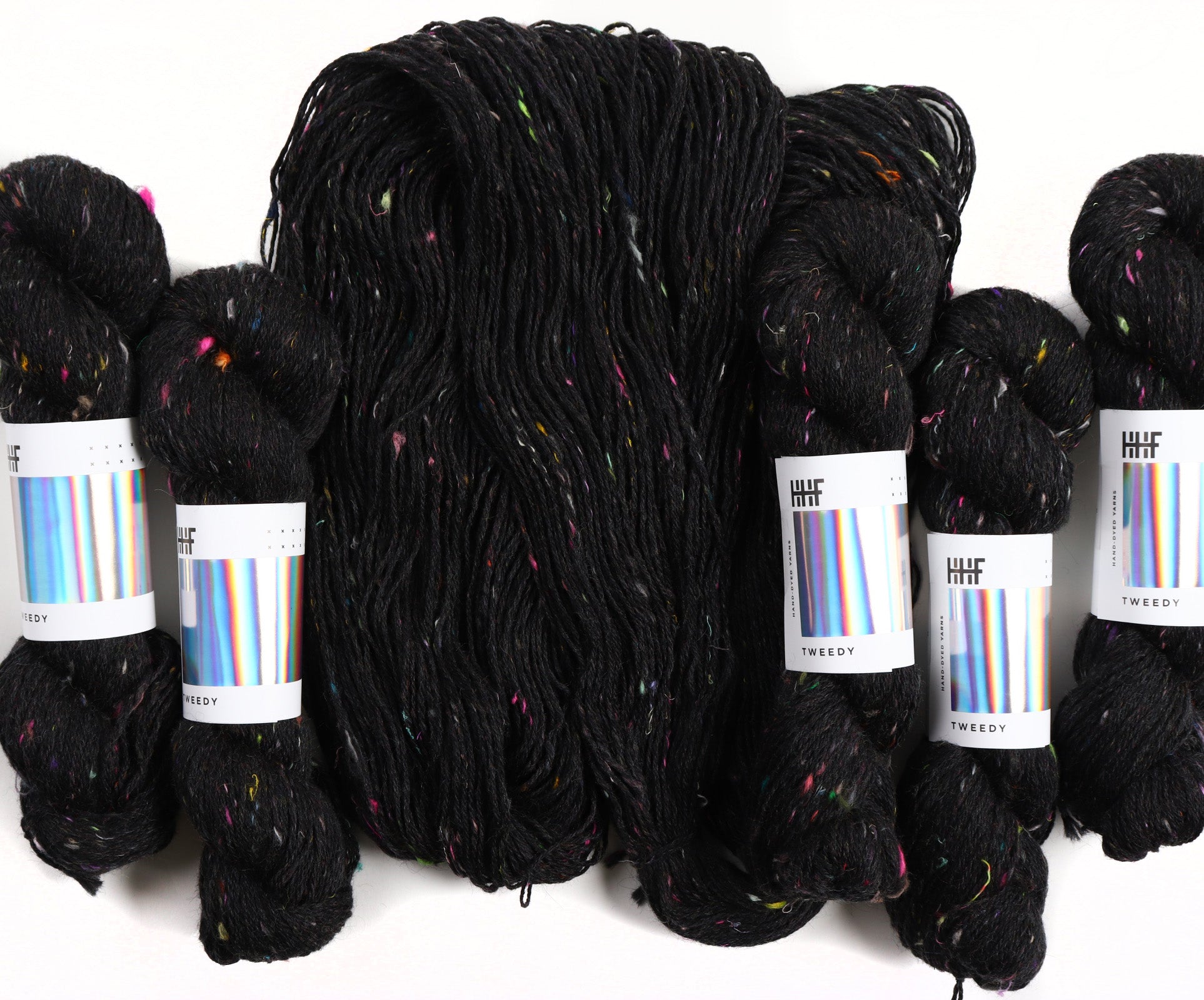 hedgehog-fibres-tweedy-laine-dk-100g-tweed-recycl-mouchet image 2