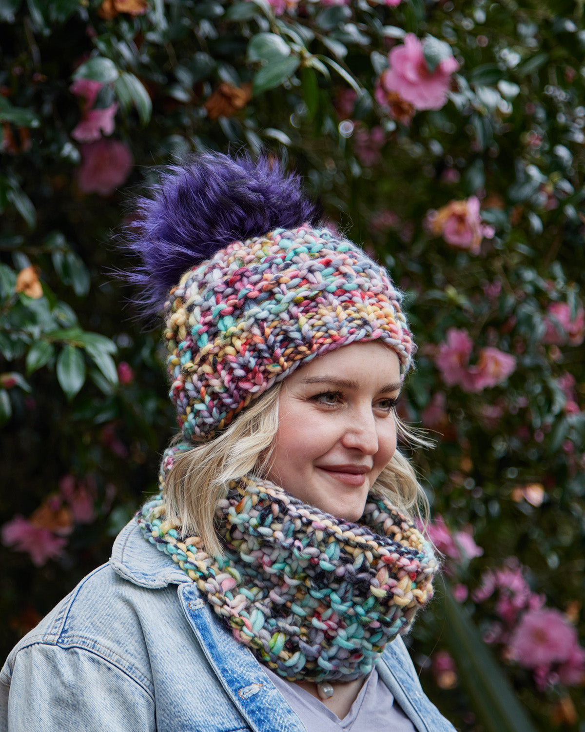 hedgehog-fibres-island-cowl-and-hat-patron-tricot image 4
