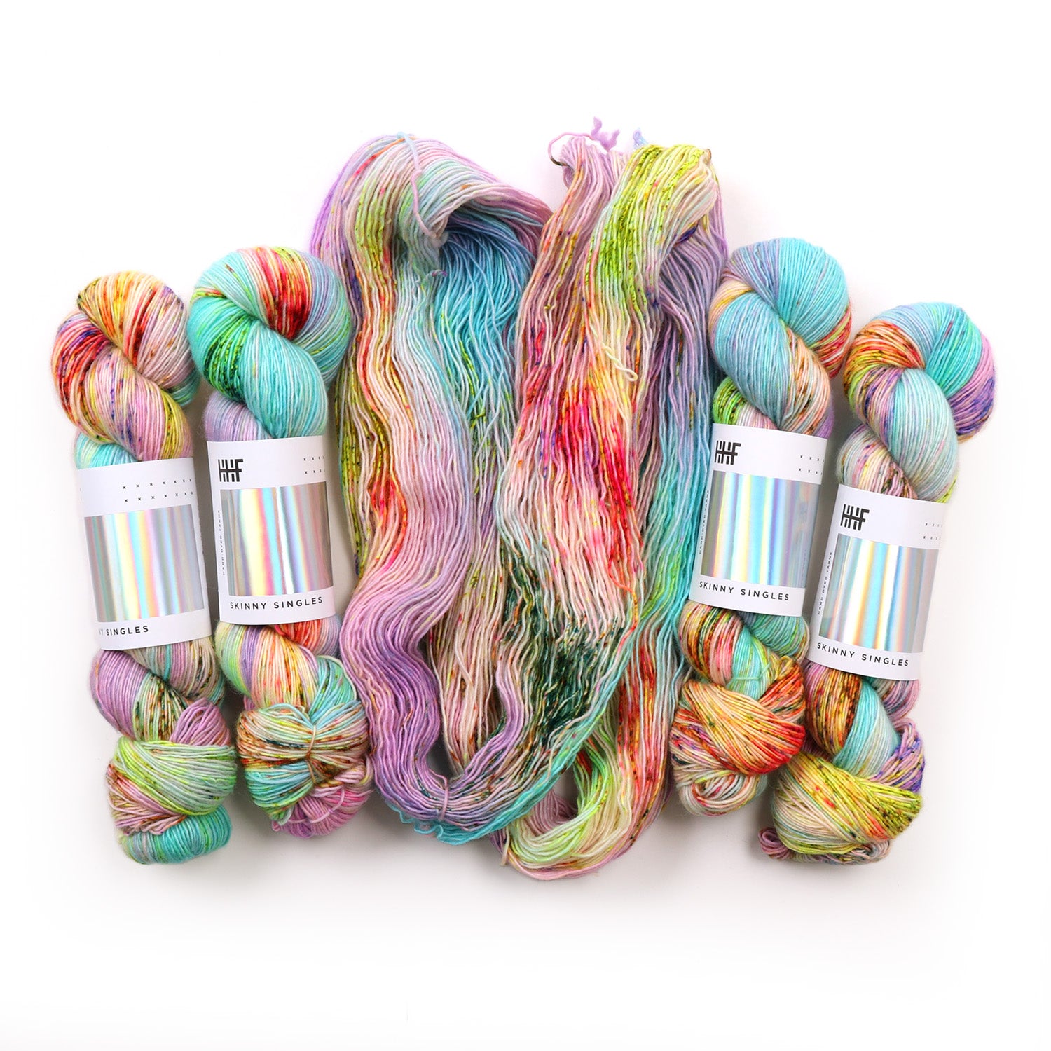 hedgehog-fibres-custom-dye-sunshower-fil-sur-commande-teint-main image 3