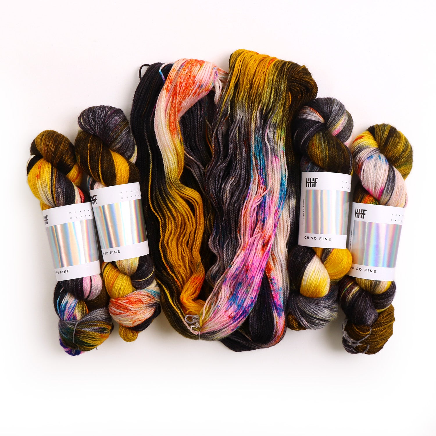 hedgehog-fibres-raku-custom-dye-order-laine-teinte-main image 7