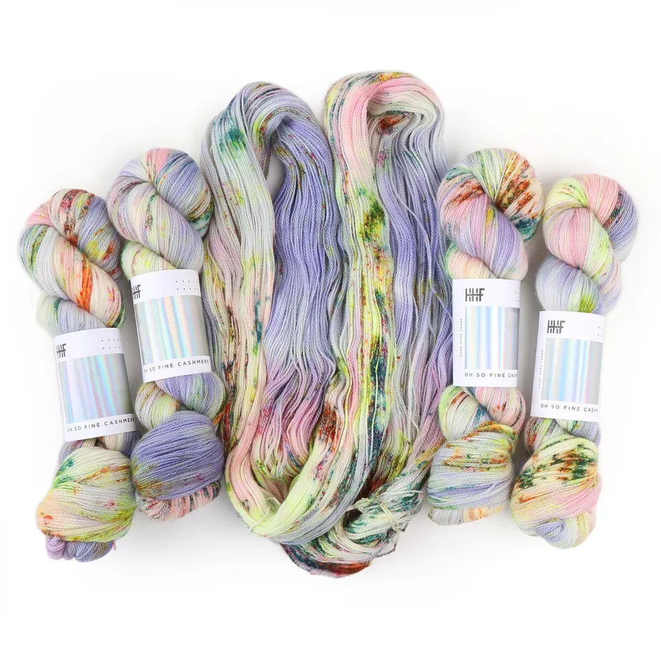 hedgehog-fibres-oh-so-fine-cashmere-fil-potluck-3907-100g image 1