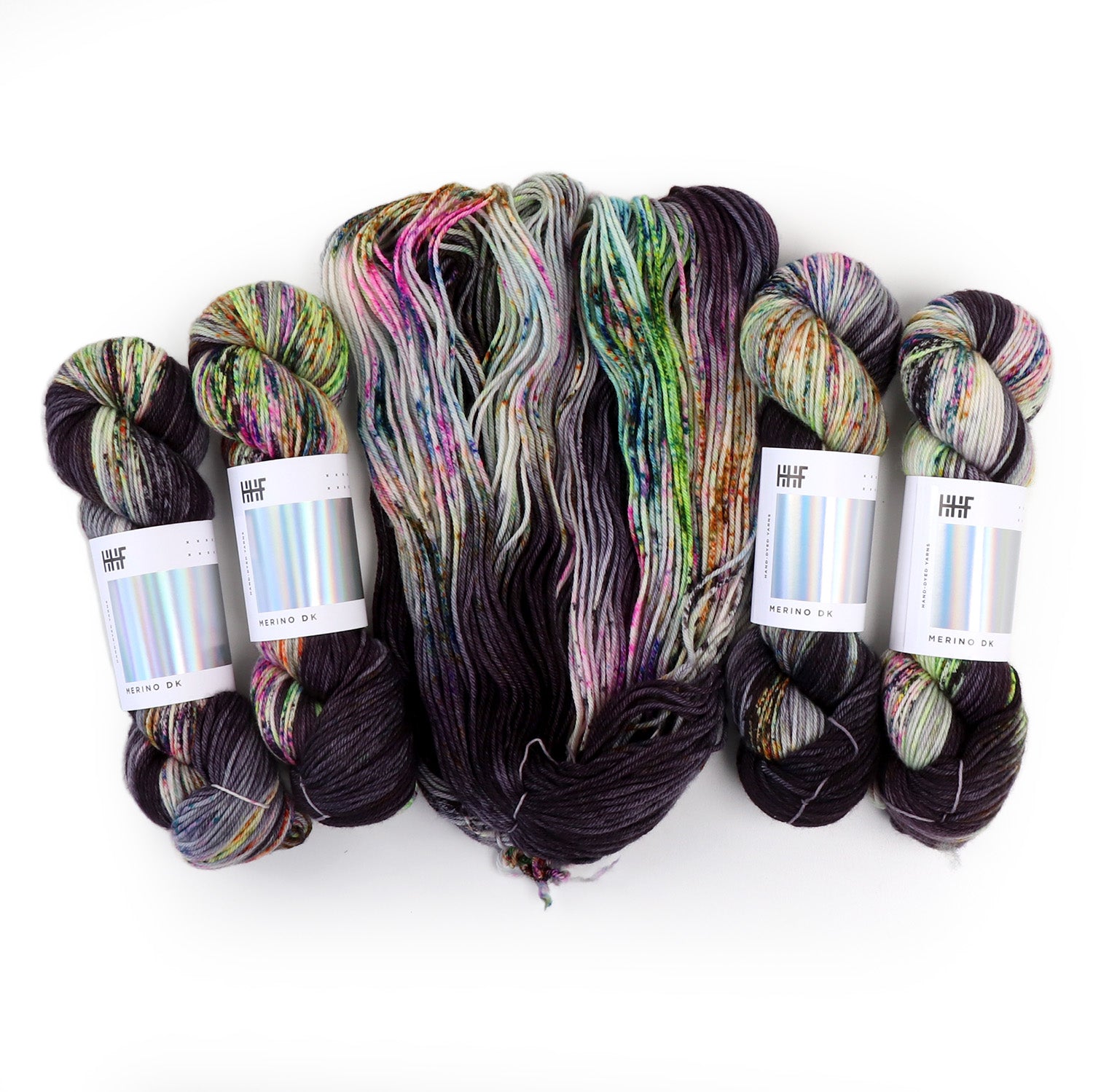 hedgehog-fibres-merino-dk-laine-potluck-3707-100g image 1