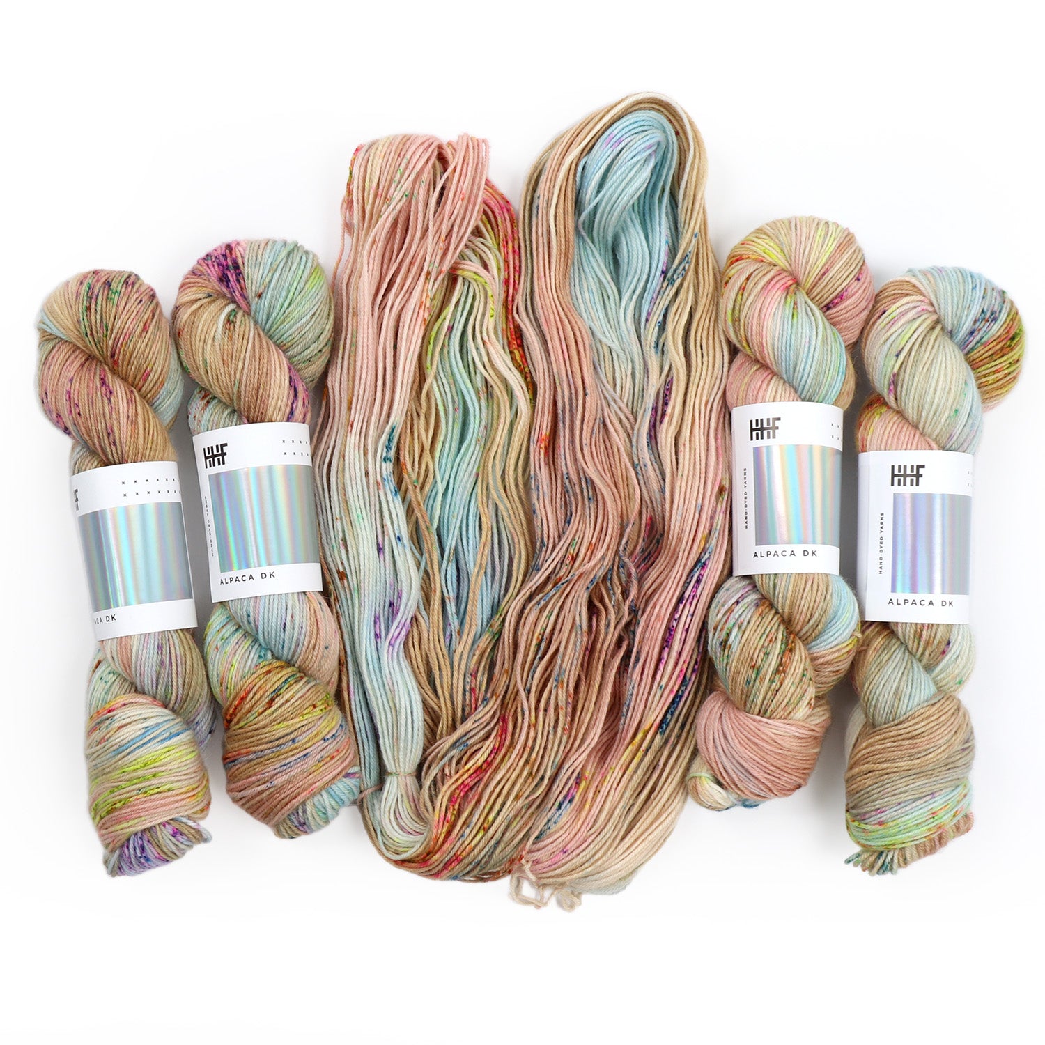 hedgehog-fibres-custom-dye-fil-desert-rose-sur-commande image 4