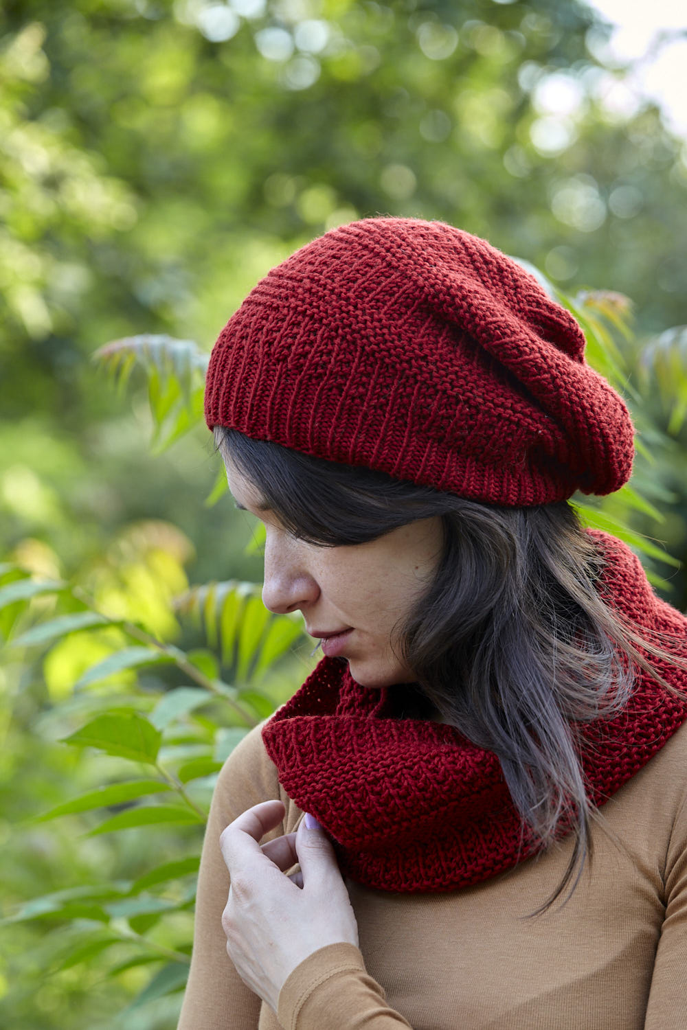 gusto-wool-kar-cowl-patron-tricot-snood-worsted-interm-diaire image 2