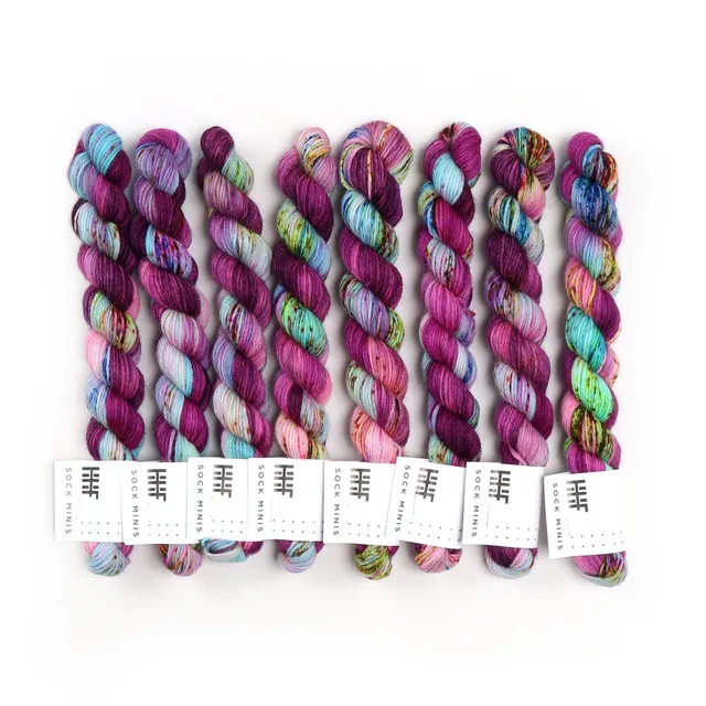 hedgehog-fibres-sock-minis-orchid-mini-pelote-20g image 1