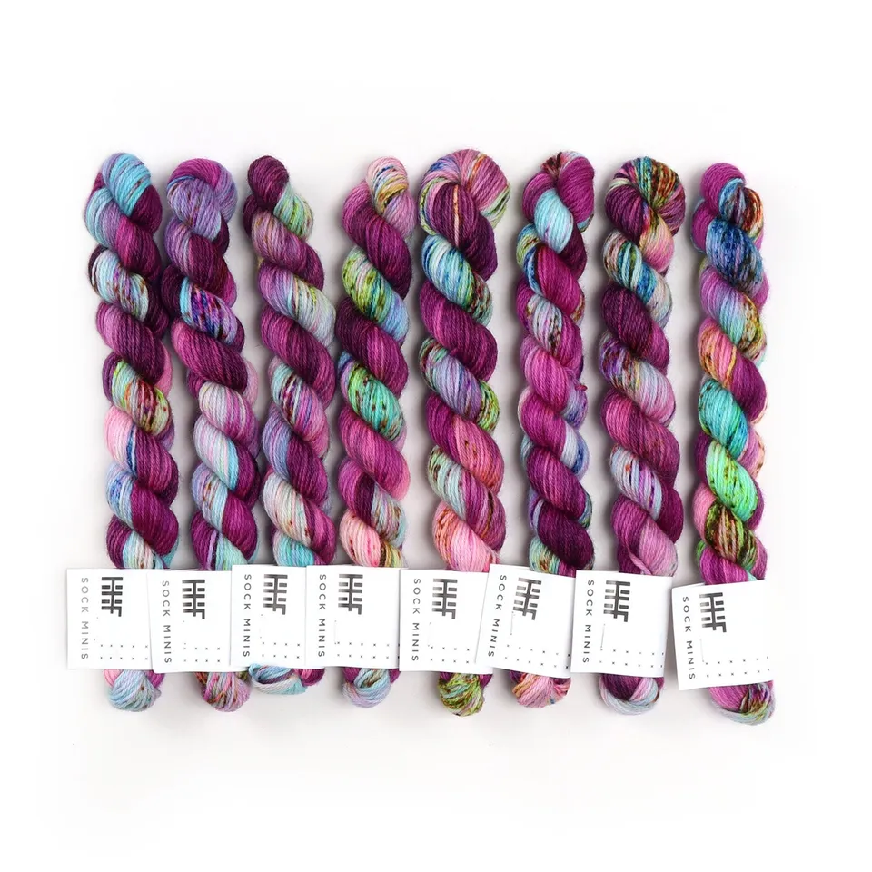 hedgehog-fibres-sock-minis-orchid-mini-pelote-20g image 1