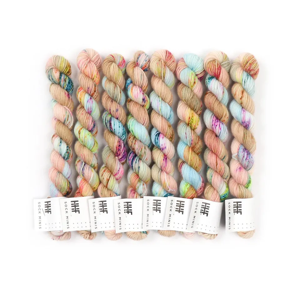 hedgehog-fibres-sock-minis-desert-rose-mini-laine-20g image 1