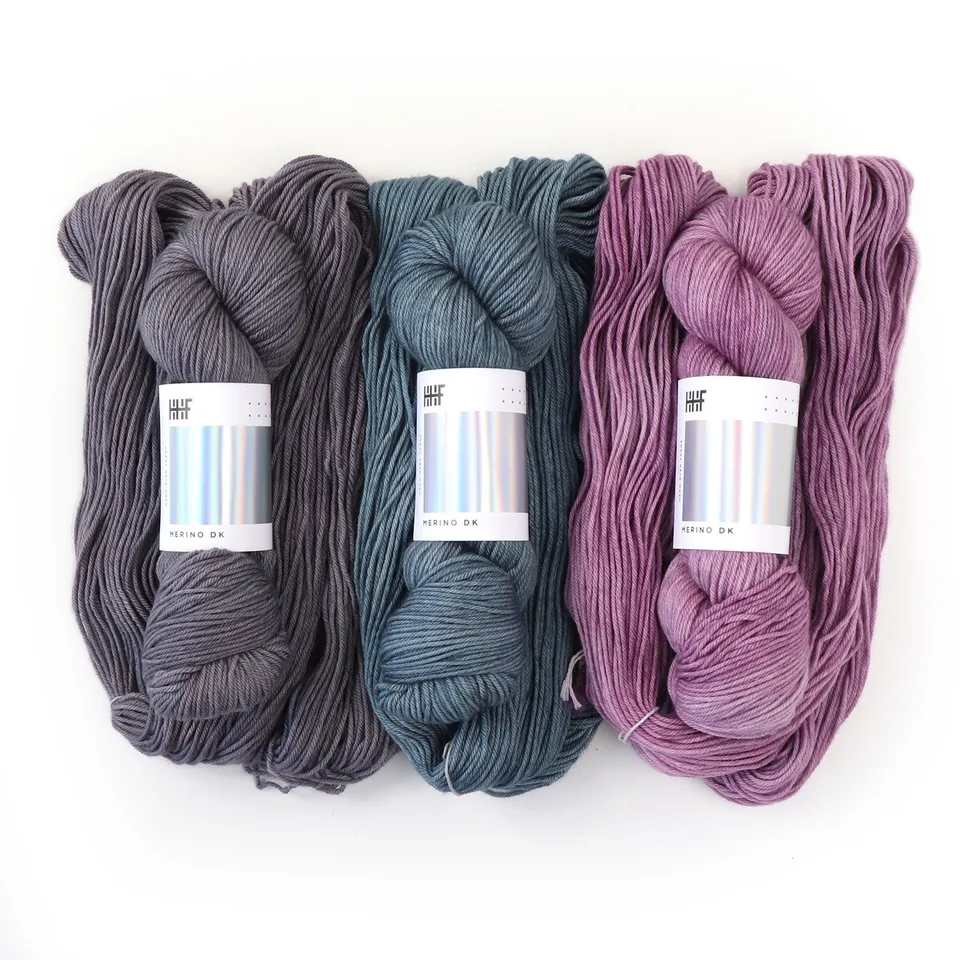 hedgehog-fibres-merino-dk-lot-3-cheveaux-colour-set-3403 image 1