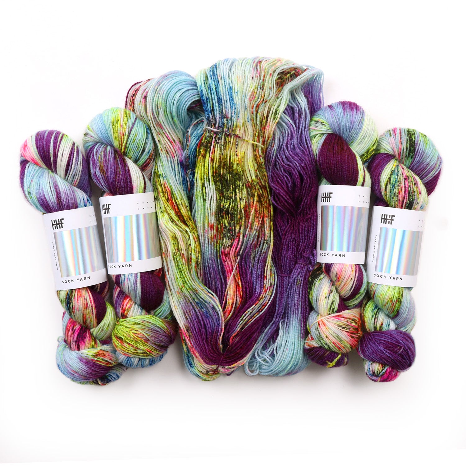 hedgehog-fibres-custom-dye-celestial-laine-sur-commande image 1
