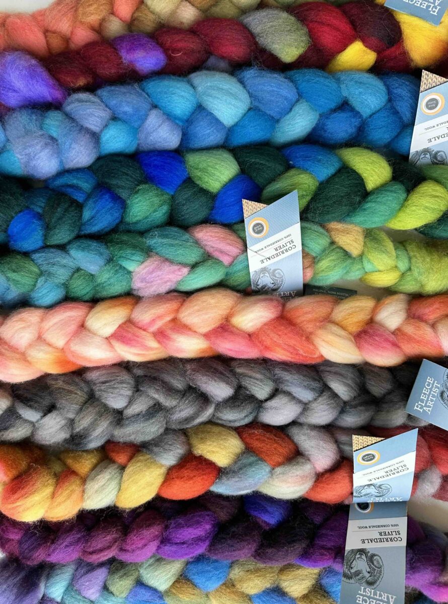 handmaiden-corriedale-sliver-braids-fibre-50g-169595 image 1