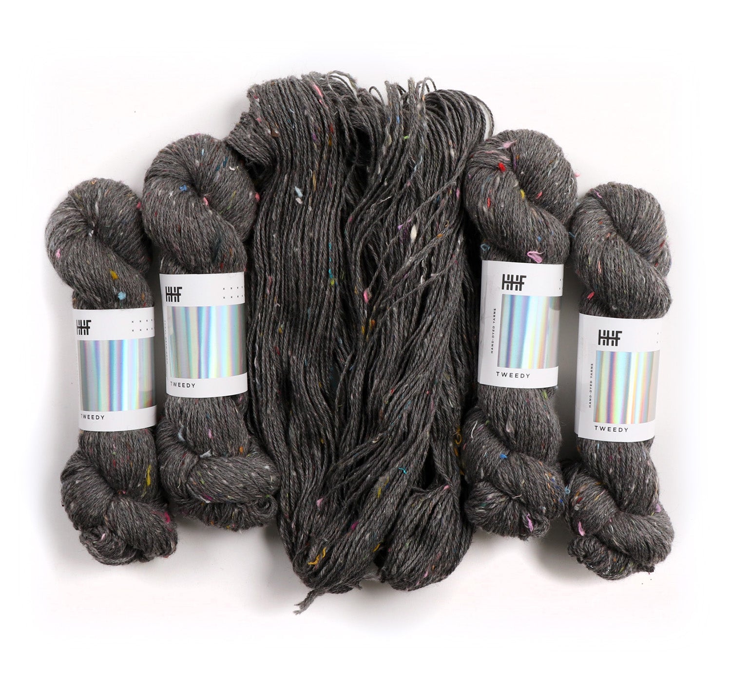 hedgehog-fibres-tweedy-soot-pelote-grise-recycl-e-dk-230m image 2