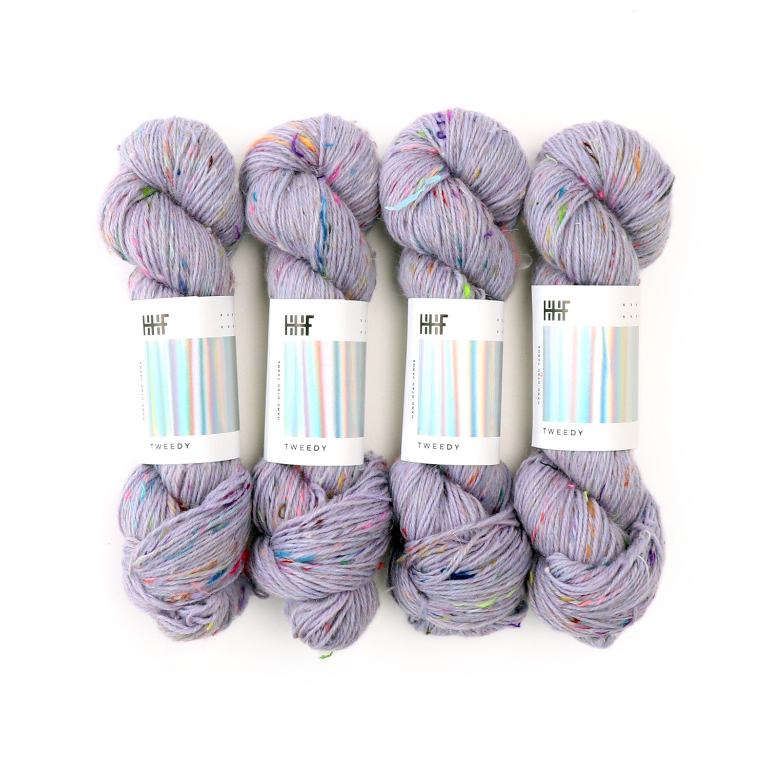 hedgehog-fibres-cozy-tweedy-kit-laine-amethyst-dk-4-7-cheveaux image 3