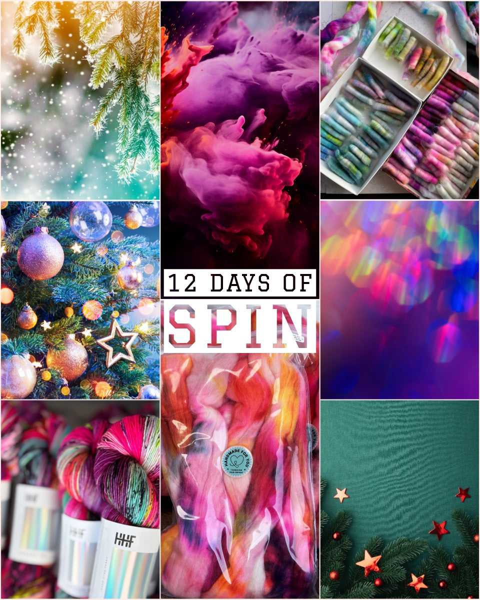 hedgehog-fibres-12-days-of-spin-calendrier-avent-fibre-filer-480-g image 2