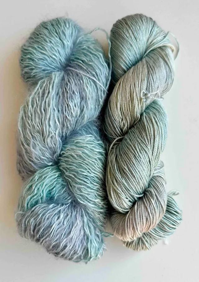 handmaiden-sea-silk-maiden-hair-fil-tricoter-teint-main image 1
