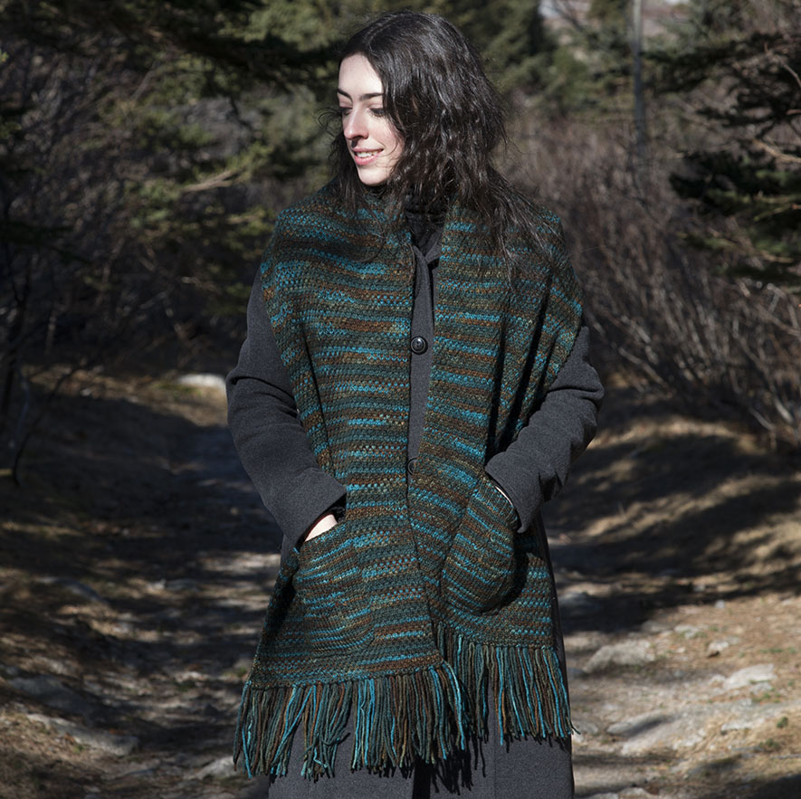 handmaiden-patterns-tree-pocket-scarf-patron-tricot-charpe-poches image 2