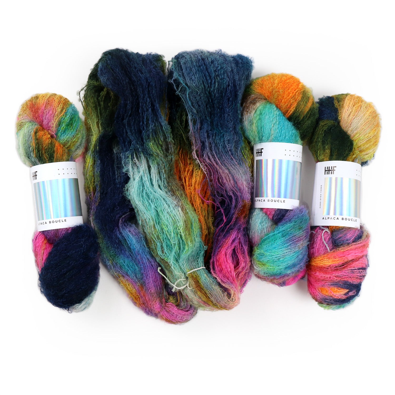 hedgehog-fibres-alpaca-boucle-shape-shifter-laine-dentelle-100g image 1
