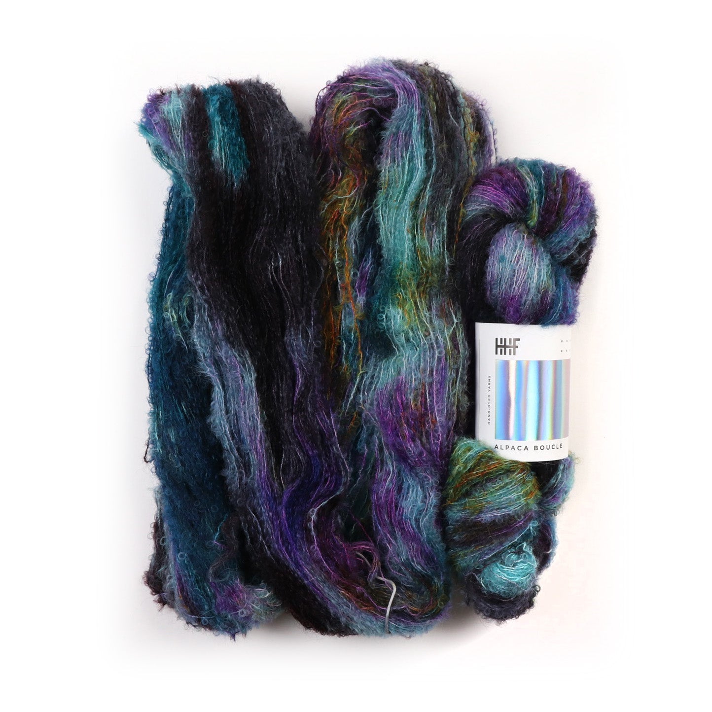 hedgehog-fibres-maelstrom-fil-tricoter-cheveau-teint-main image 5