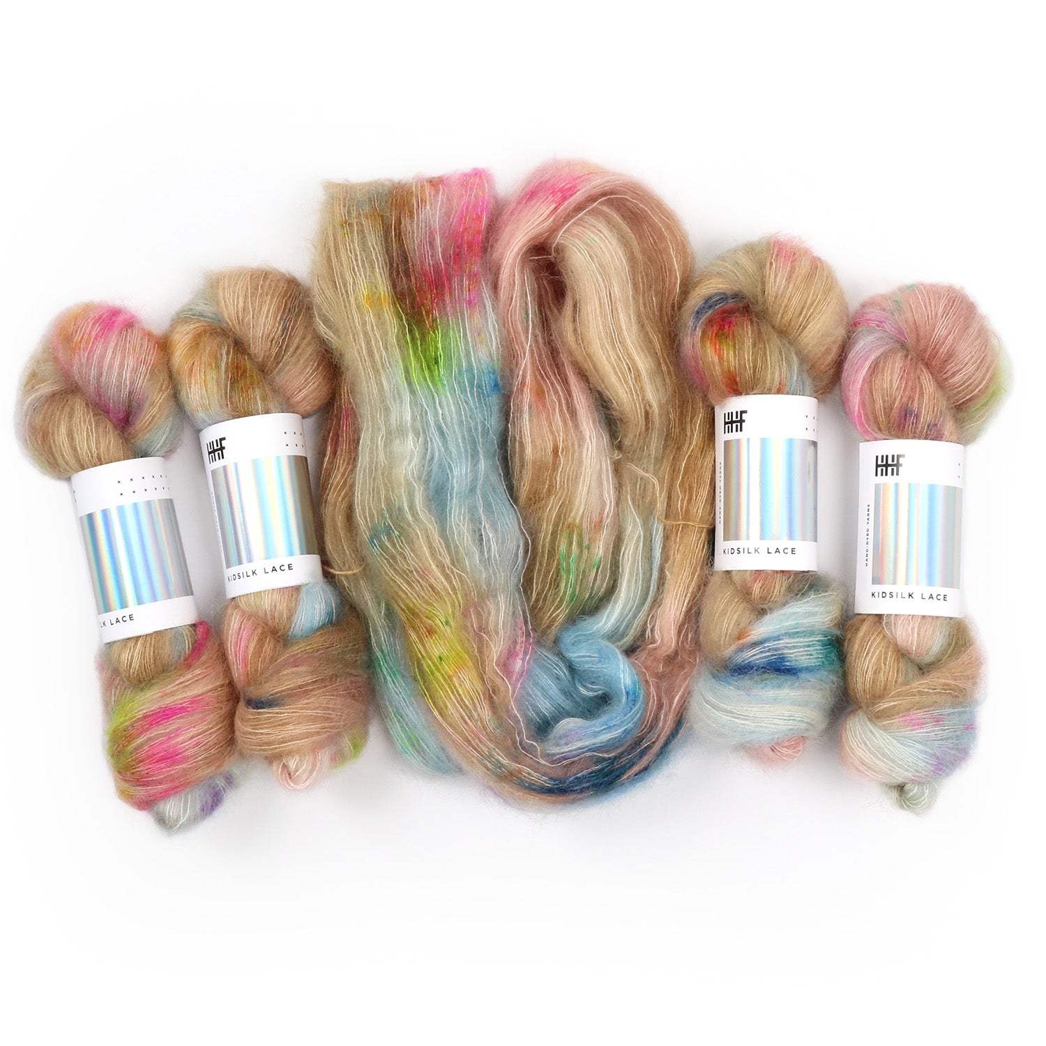 hedgehog-fibres-kidsilk-lace-laine-desert-rose-mohair-50g image 1