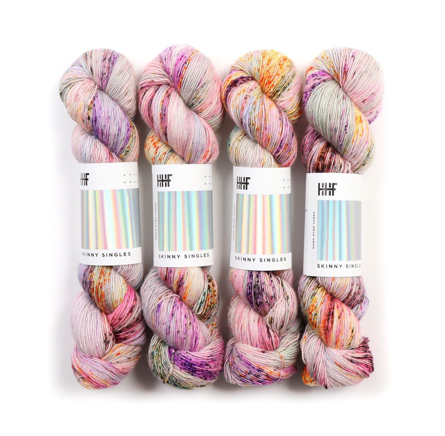 hedgehog-fibres-skinny-singles-puppy-love-laine-fingering-rose-100g image 2