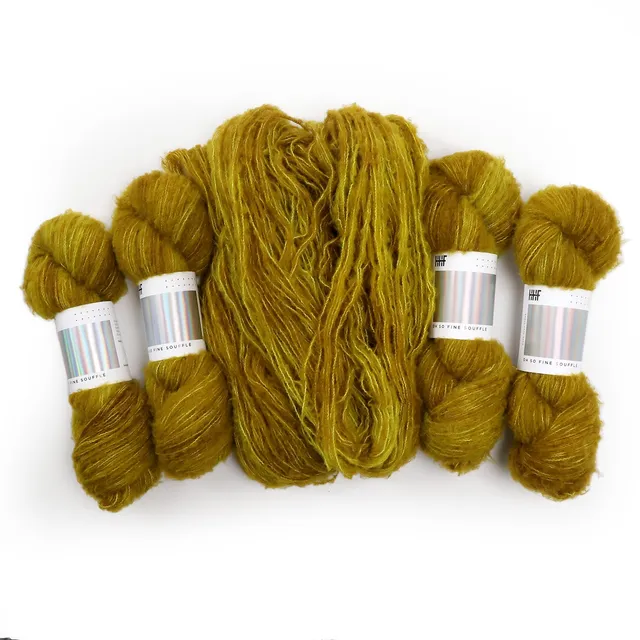 hedgehog-fibres-oh-so-fine-souffl-fil-kelp-300m-duveteux image 1