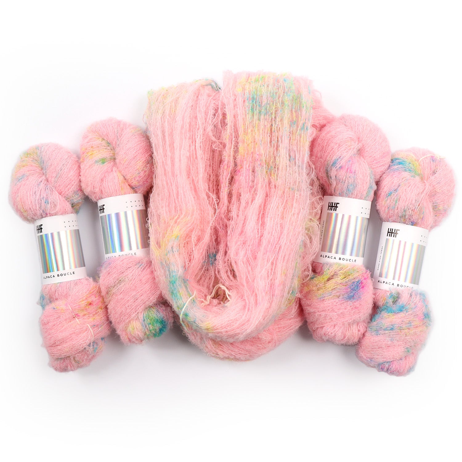 hedgehog-fibres-custom-dye-order-kiss-kiss-fil-kidsilk-lace-rose image 2