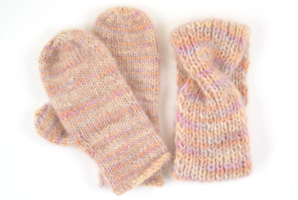handmaiden-knitting-kits-favourite-soft-mitts-headband-kit image 3