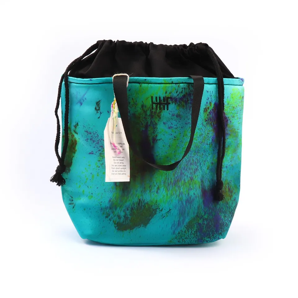 hedgehog-fibres-potluck-511-sac-projet-soie-teint-main image 1